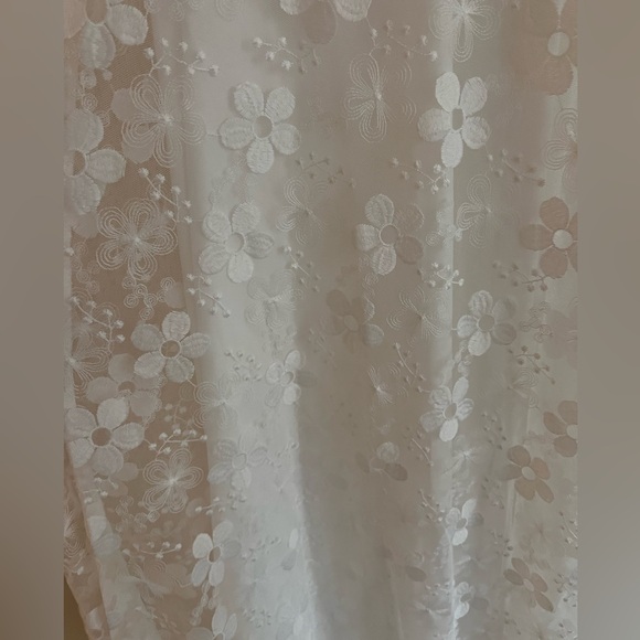 NWT Runway STAUD White Floral Maxi Dress Size Small Fully lined adjustable strap - Picture 12 of 13